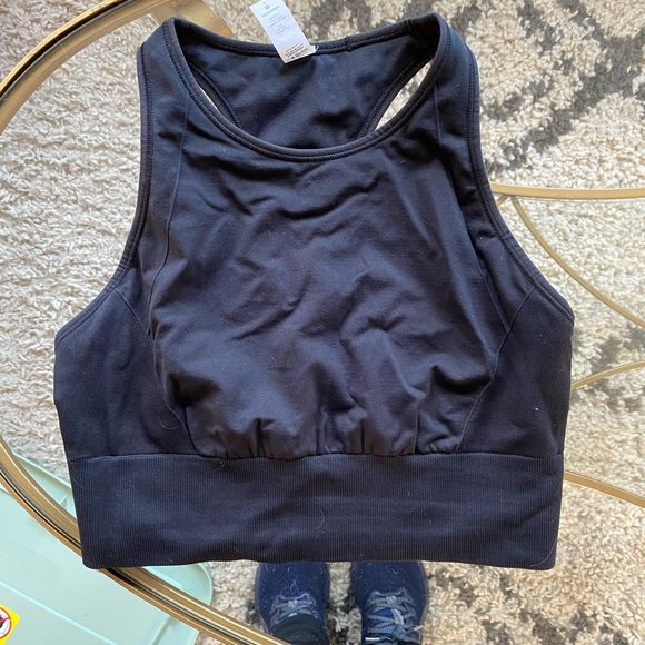 Lululemon Align High Neck Crop Top | Size 8 | Black - Picture 3 of 3